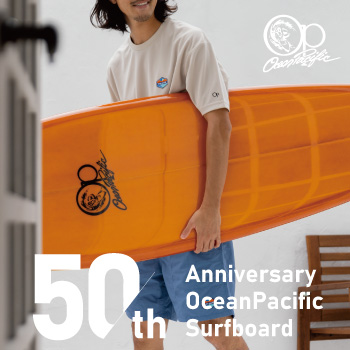 【当店限定】OP50周年を記念したオリジナルサーフボードを発売