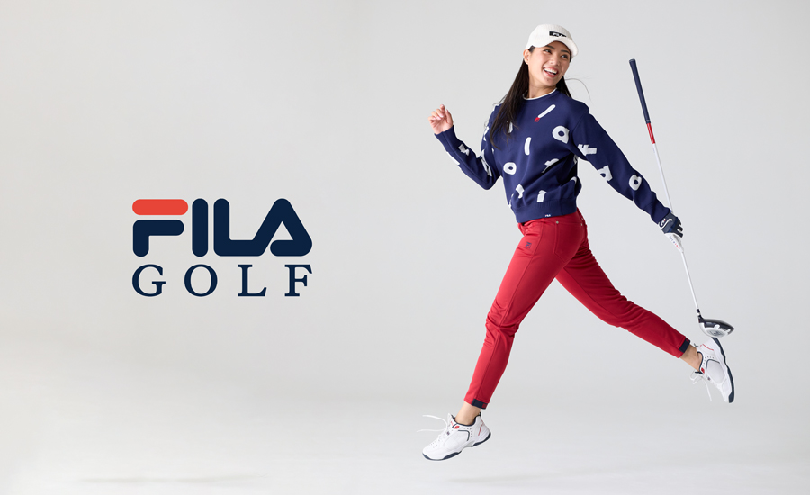 FILA GOLF:フィラゴルフ】レディースハーフジップワンピース ゴルフ-