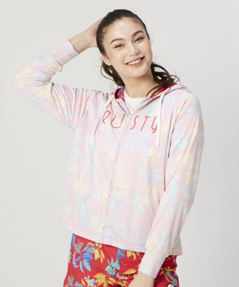 RUSTY レディース ラッシュガード UPF50+/耐塩素加工/UVカット OCEANweb(オーシャンウェブ)公式通販サイト ラスティ レディース ラッシュガード スイムウエア スイミング 水泳 長袖 UPF50 耐塩素加工 UVカット 送料無料 RUSTY 920463