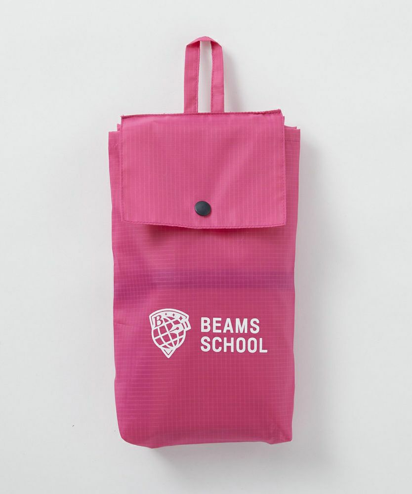 BEAMS SCHOOL キッズ ランドセル対応 レインコート/ピンク | OCEANweb