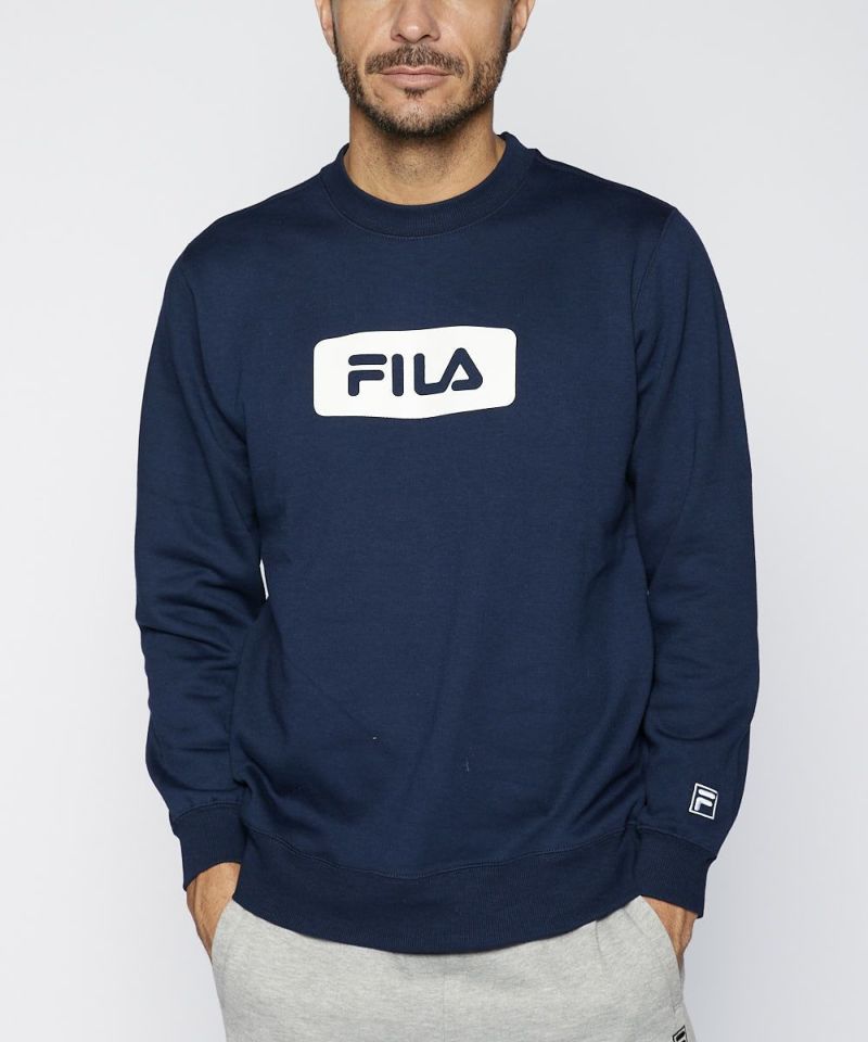 Fila メンズ 裏起毛クルースウェット Oceanweb オーシャンウェブ 公式通販サイト