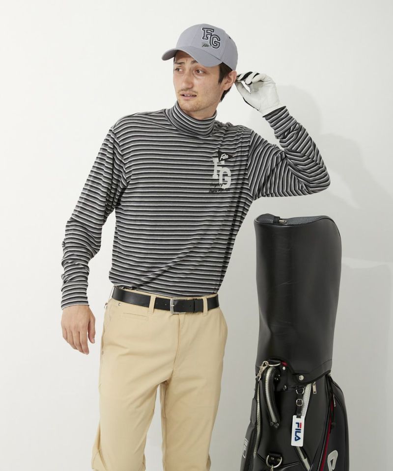 Fila Golf メンズ タートルネック長袖シャツ 保温 ストレッチ Oceanweb オーシャンウェブ 公式通販サイト