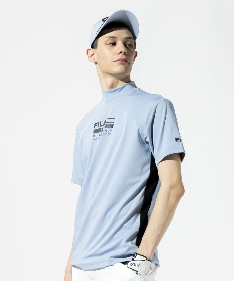 FILA GOLF メンズ スムースモックネックシャツ|UV遮蔽率90%以上 吸汗速乾 OCEANweb(オーシャンウェブ)公式通販サイト フィラ モックネックシャツ メンズM