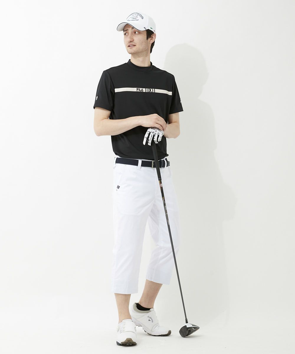 FILA GOLF メンズ スムースモックネックシャツ｜UVカット / 吸汗速乾 / 接触冷感 | OCEANweb（オーシャンウェブ）公式通販サイト