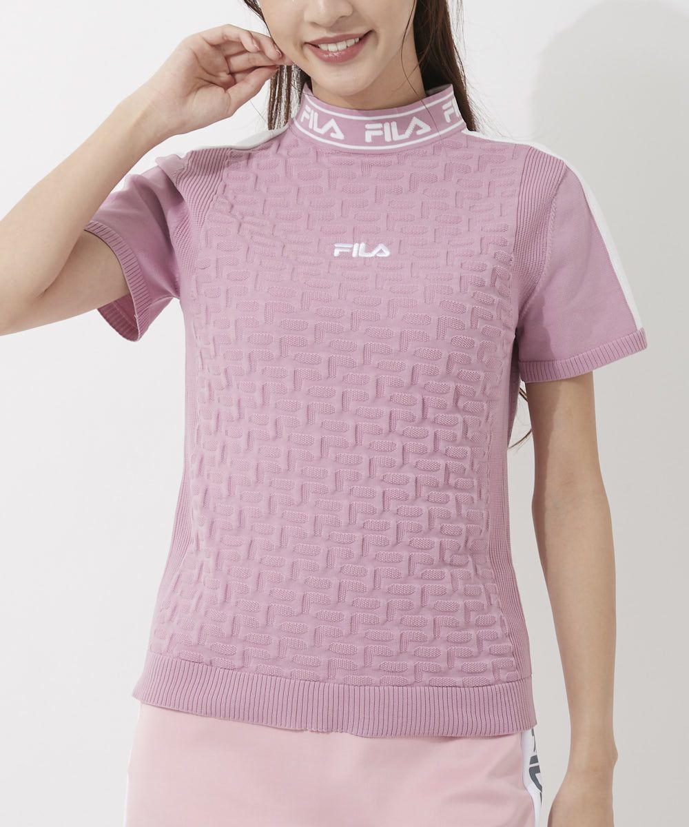 2643円 100％本物 ラッピング無料 ゴルフ レディース 女性用 フィラ 半袖モックネックシャツ ７５２６４６