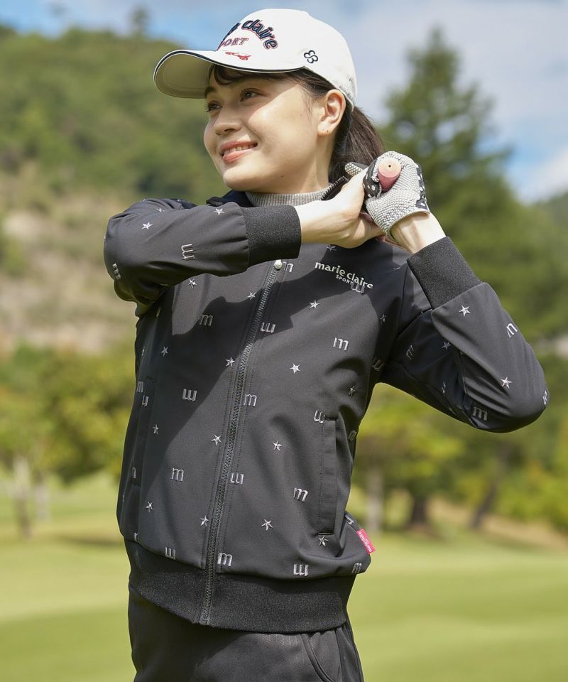 極美品✨マリクレール ゴルフウェア ポロシャツ LLサイズ ボーダー ブラック 通販