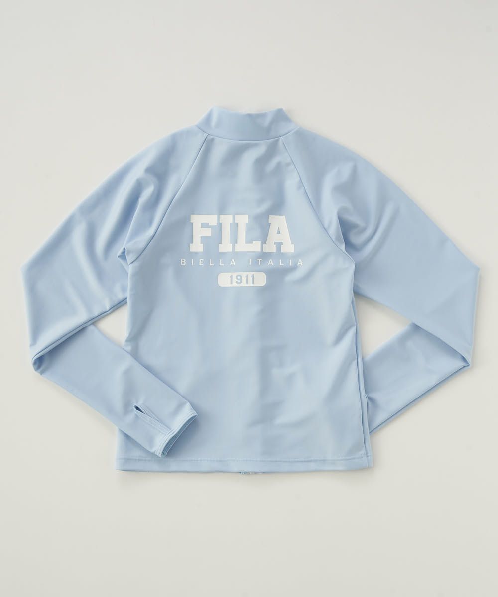 FILA キッズ 長袖フルZIPラッシュガード OCEANweb(オーシャンウェブ)公式通販サイト FILA キッズ ラッシュガード 長袖 サックス 170