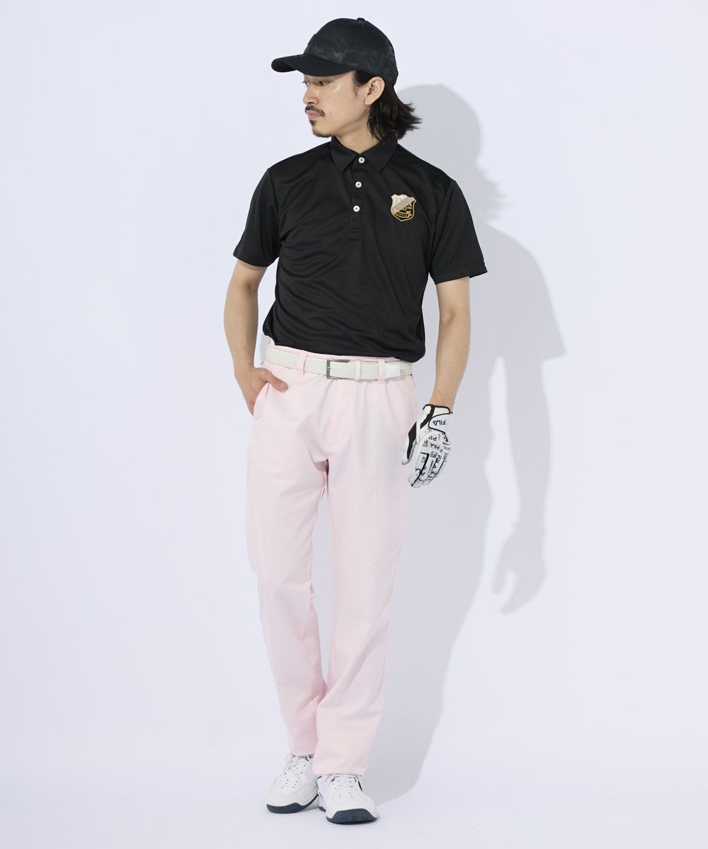 FILA GOLFメンズ ツイルロングパンツ｜UVカット / ストレッチ