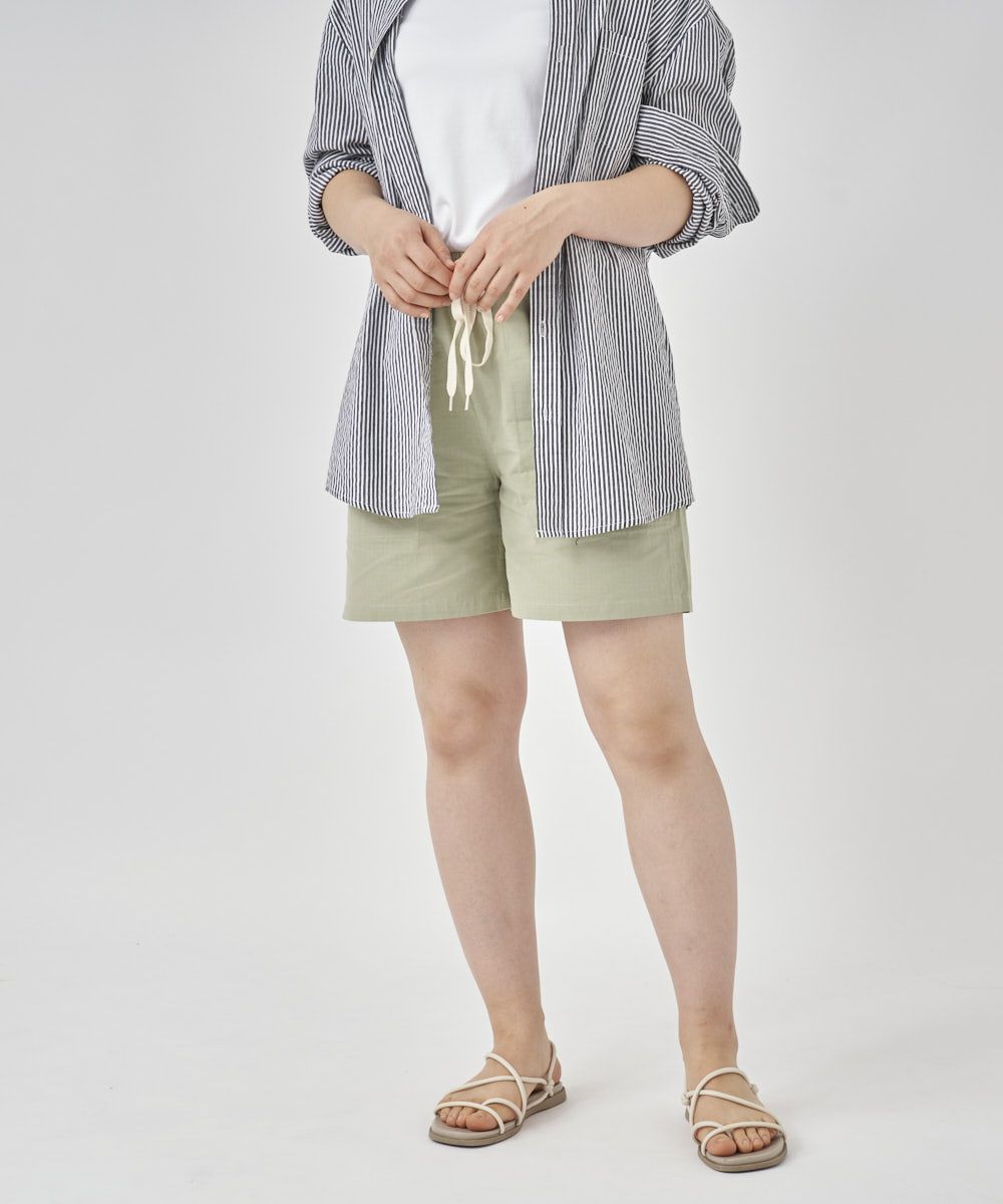 ocean pacificレディース リップストップ地ショートパンツ