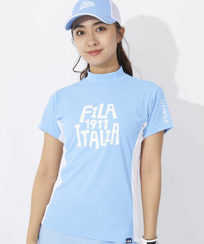 FILA GOLF<br>レディース モックネックシャツ｜吸汗速乾 / UVカット / 接触冷感 / 遮熱