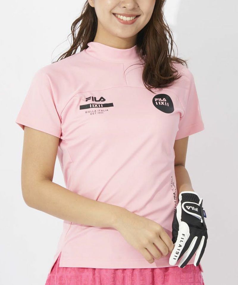 FILA GOLF<br>レディース モックネックシャツ｜吸汗速乾 / UVカット / 接触冷感