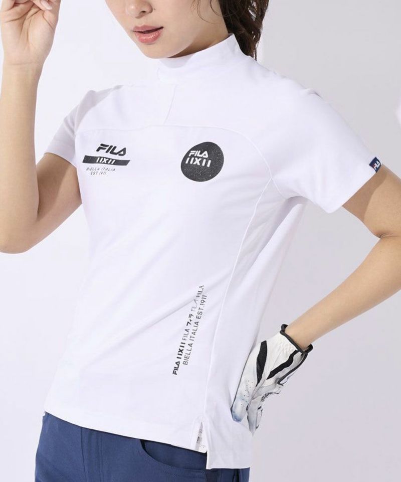 FILA GOLF<br>レディース モックネックシャツ｜吸汗速乾 / UVカット / 接触冷感