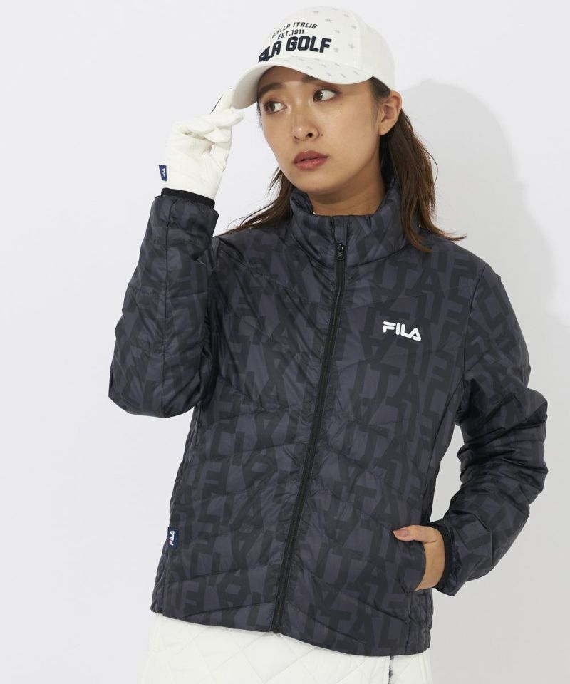 FILA GOLF レディース ハイブリッドダウンジャケット｜撥水加工 / 保温