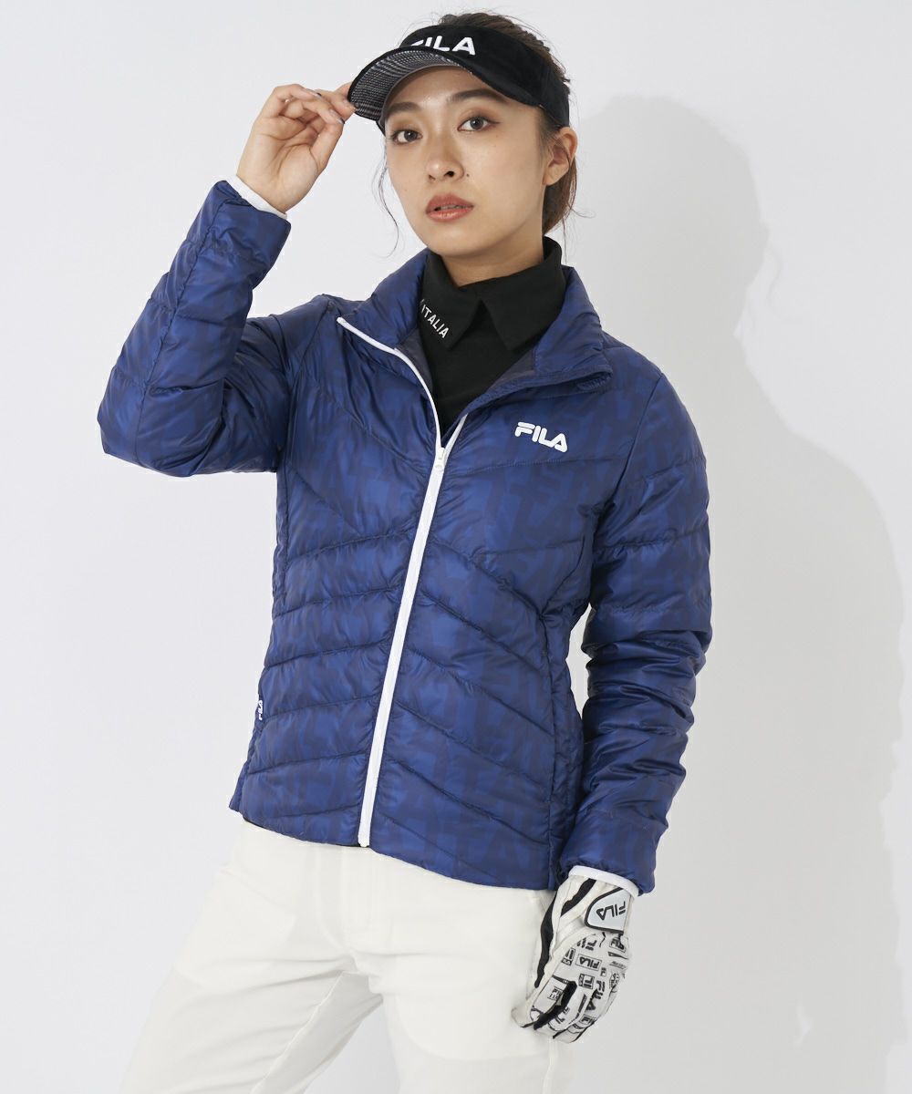 FILA GOLF レディース ハイブリッドダウンジャケット｜撥水加工 / 保温