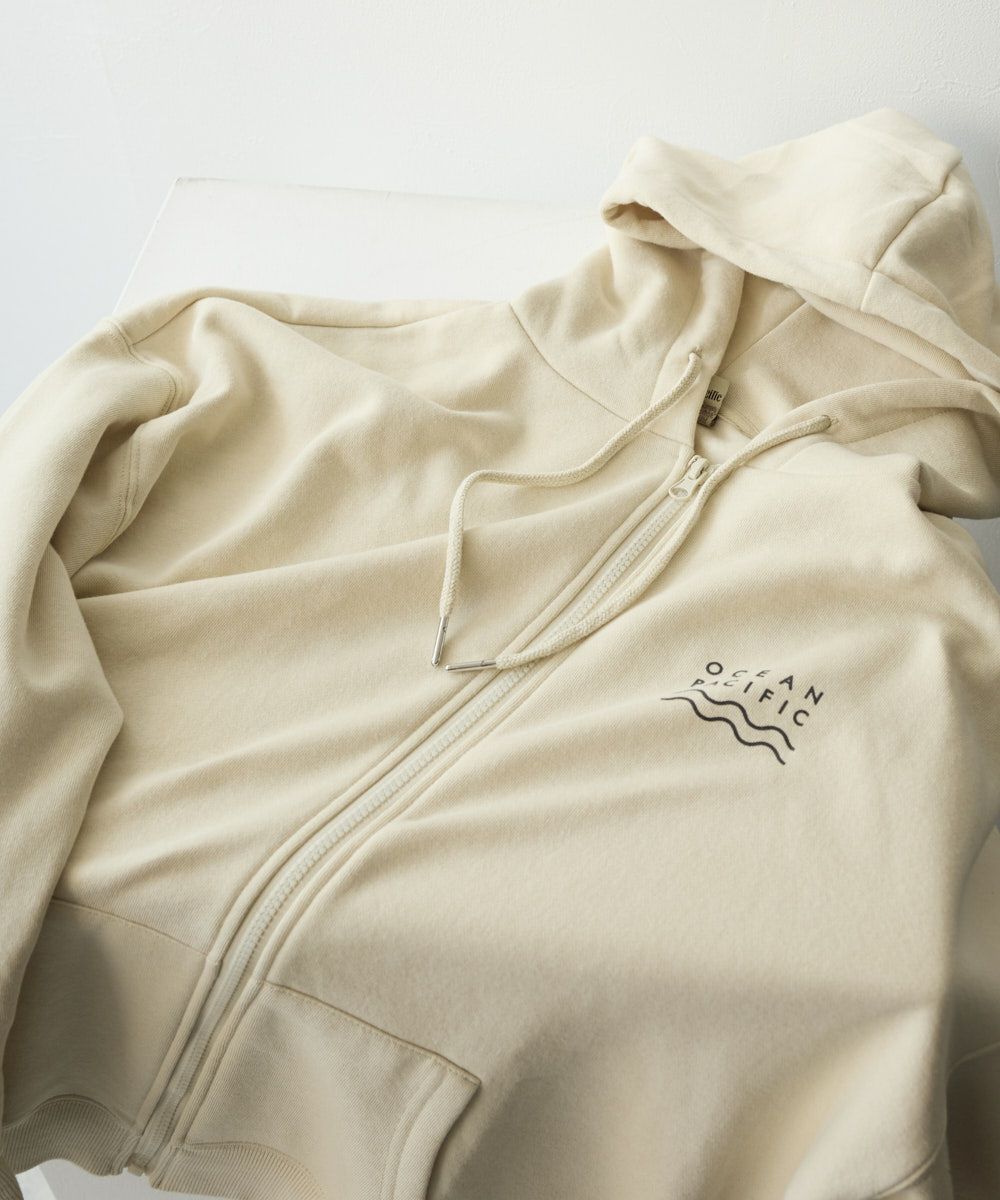 ocean pacific レディース 裏起毛ジップパーカー | OCEANweb