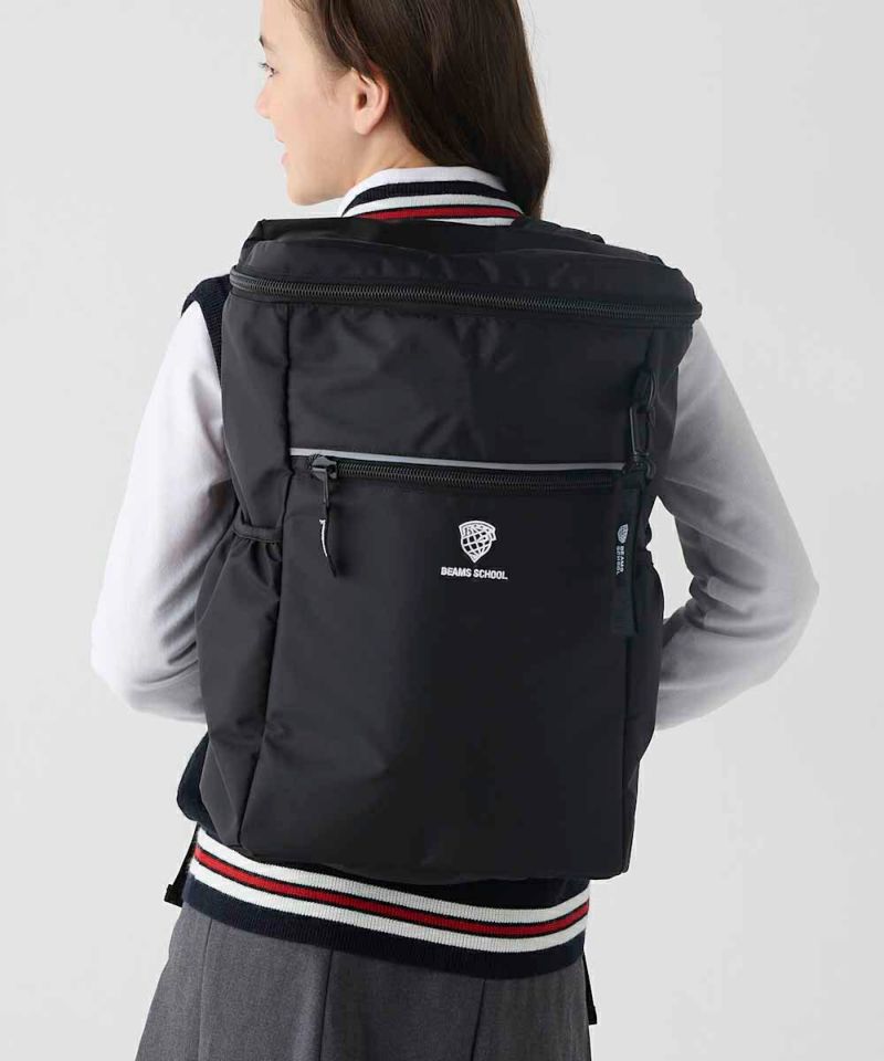 BEAMS SCHOOL キッズ スクエアリュック　20L/通学リュック