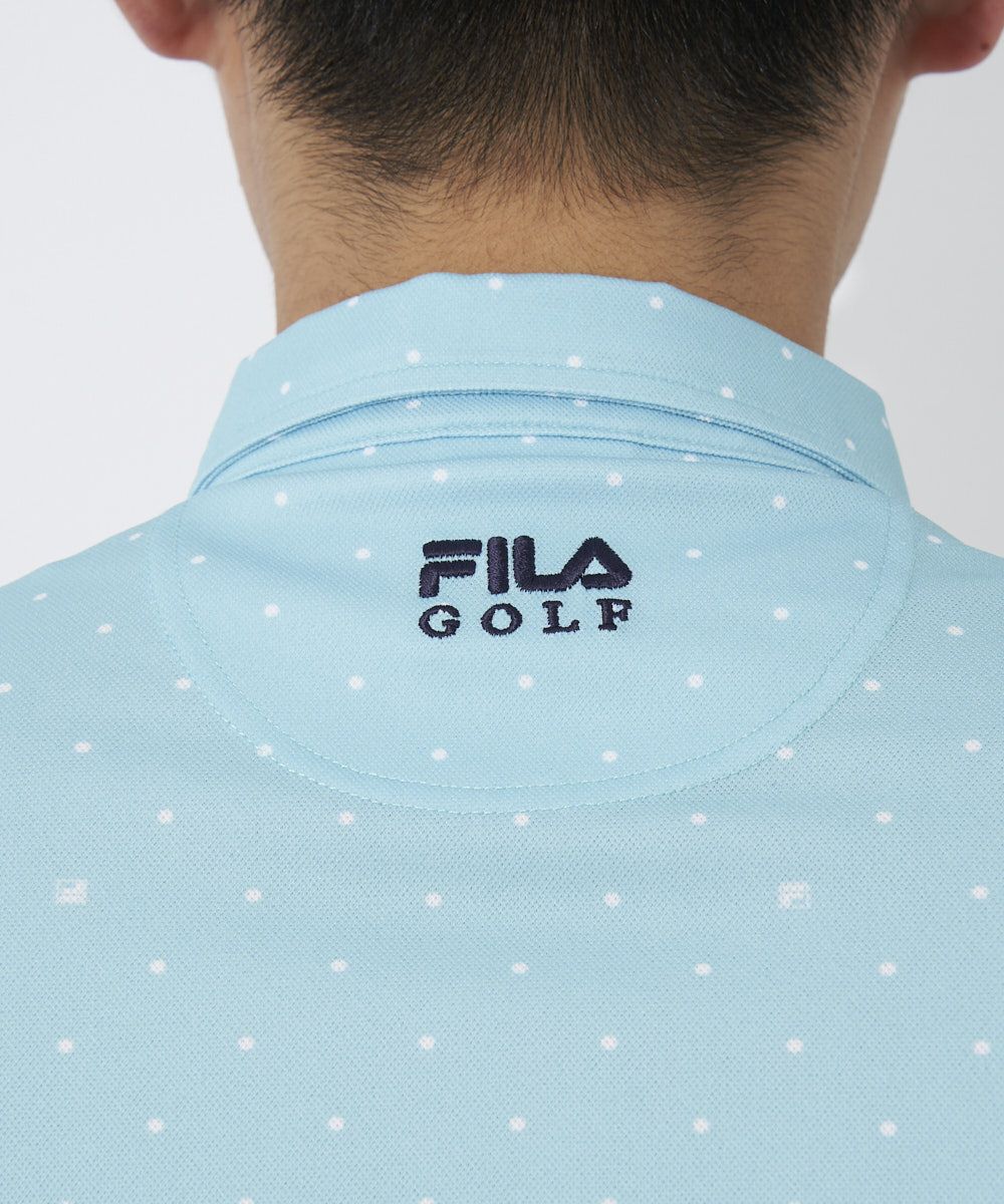 FILA GOLF メンズ ドット柄半袖シャツ｜吸汗速乾/UV | OCEANweb