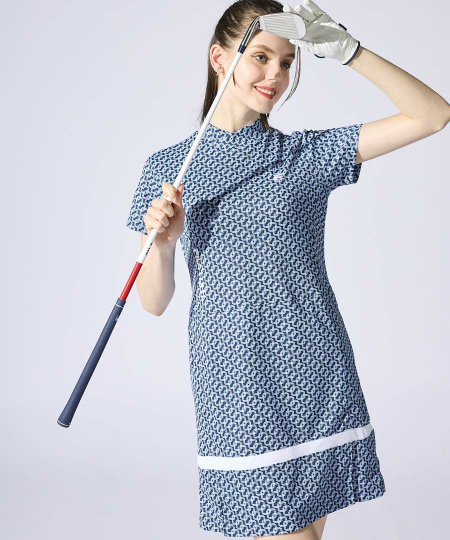 FILAGOLF レディース ゴルフウェア　モックネックワンピース ブルー　L 000000034869-01-l.jpg?t=