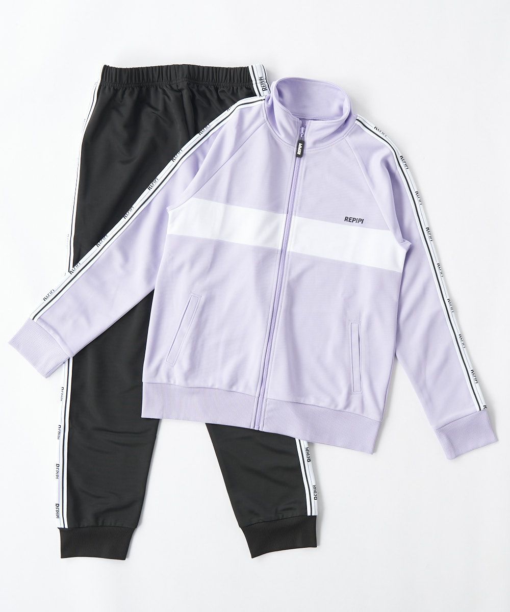 repipi armario キッズ ラインテープジャージ上下セット | OCEANweb