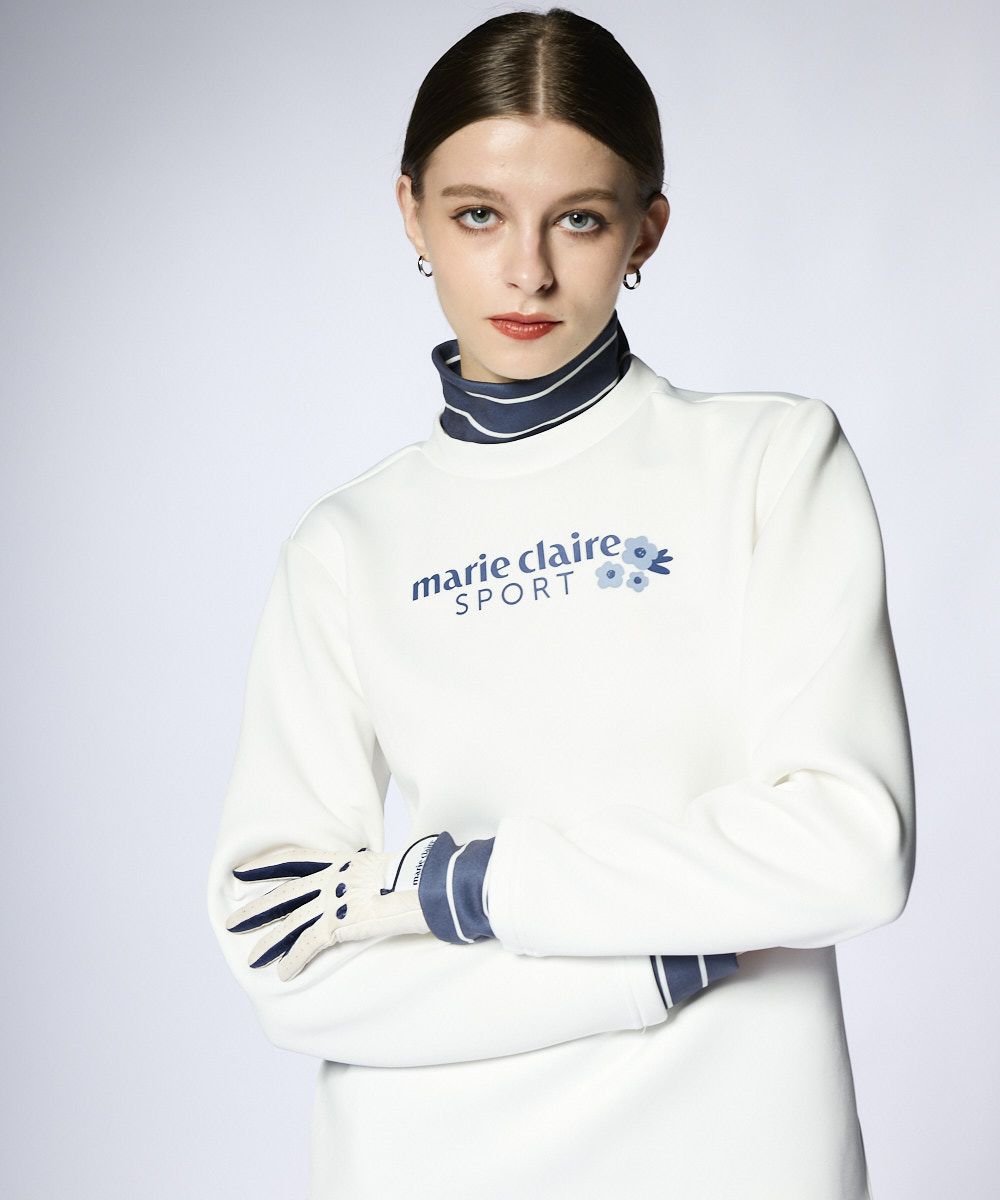 USED】marie claire マリクレール ポリエステル フルジップ 長袖 