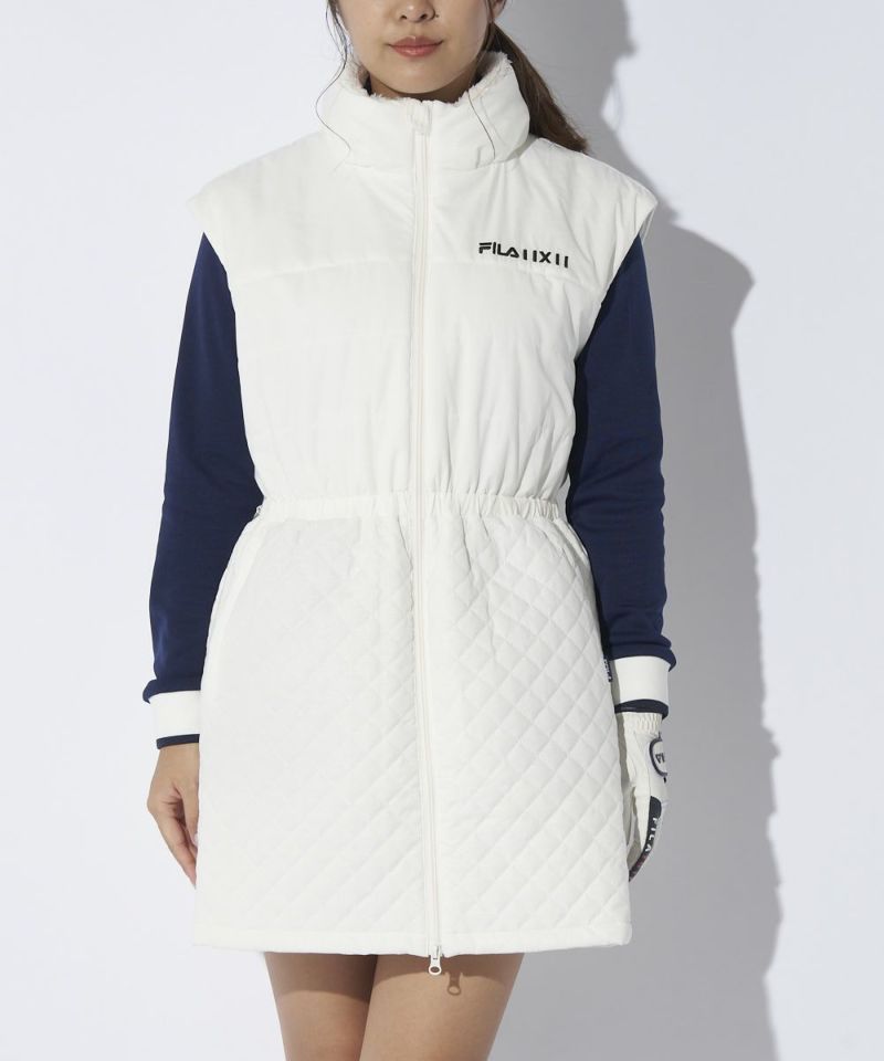 ずっと気になってた FILA GOLF レディース 中綿ワンピース｜4WAYストレッチ/撥水加工 ワンピース