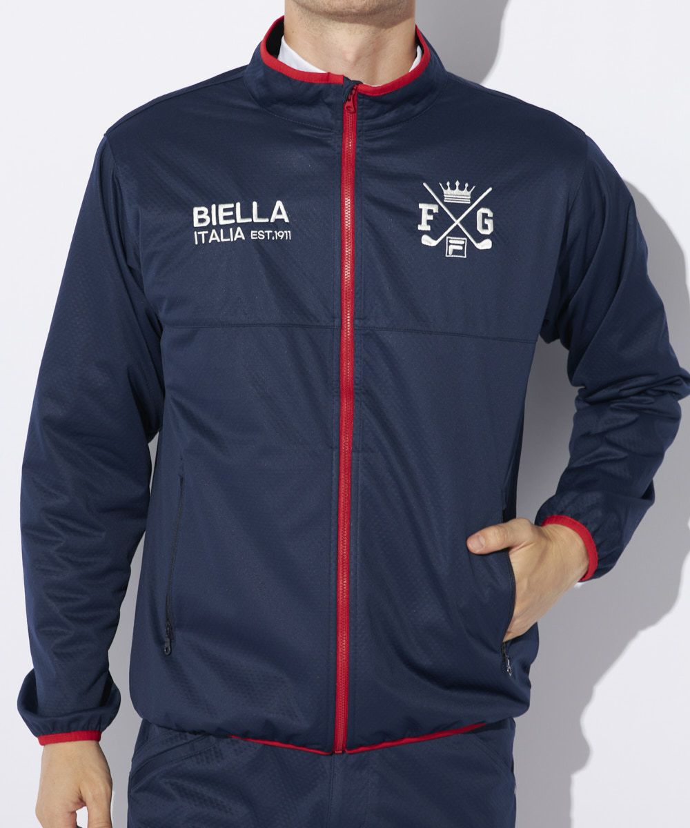 FILA GOLFメンズ ライトボンディングブルゾン｜4WAYストレッチ/防風