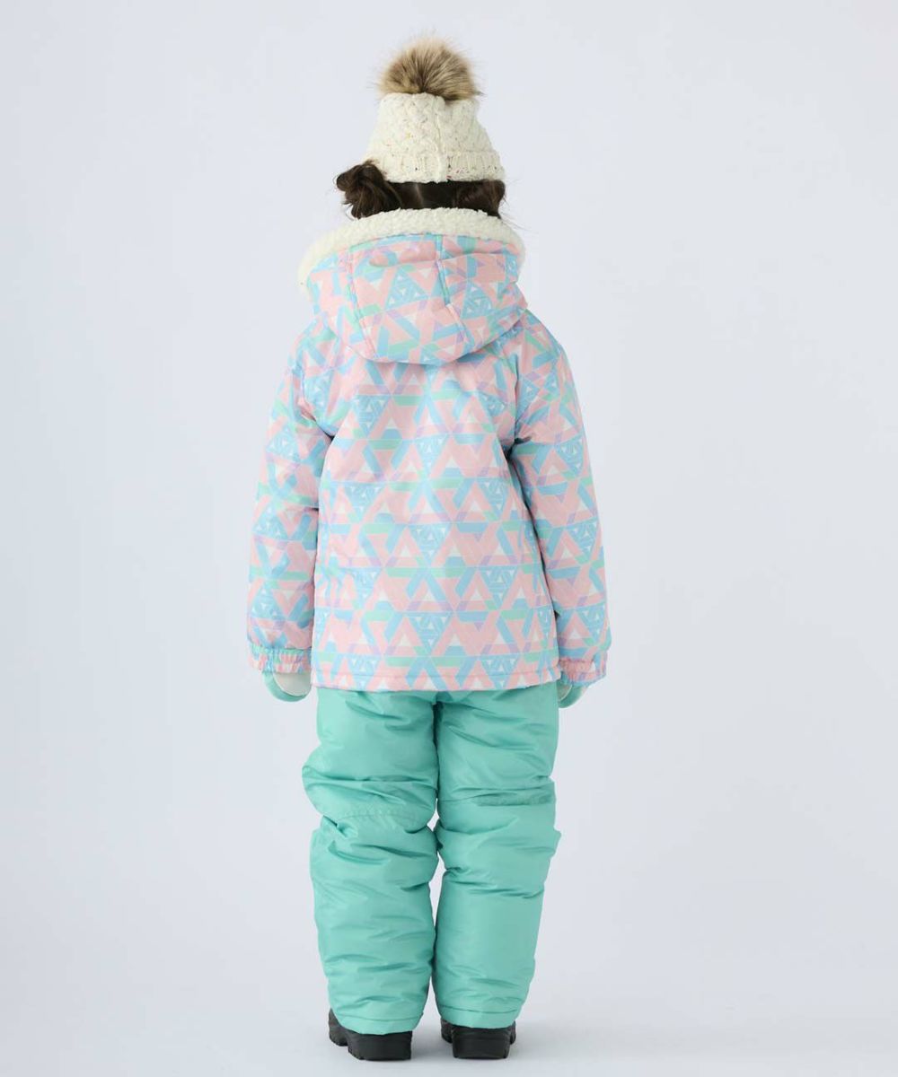 marie claire ENFANTSキッズ サイズ調整付き 幾何柄スキー