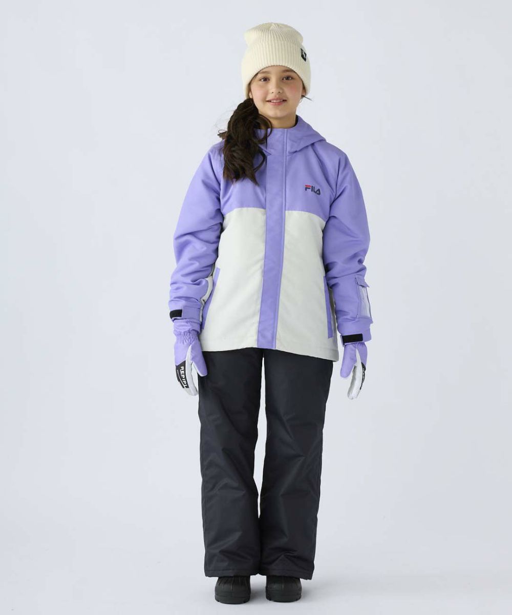 FILAキッズ バイカラースキー・スノーボードウェア上下セット