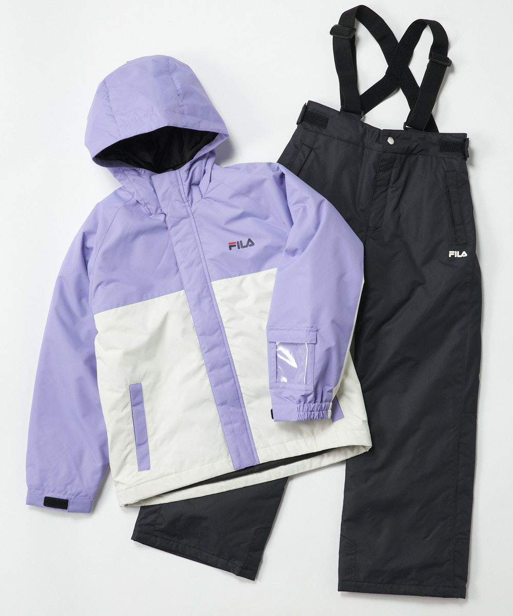 FILAキッズ バイカラースキー・スノーボードウェア上下セット