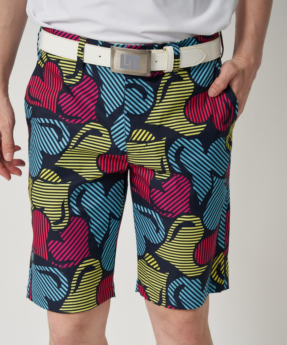LOUDMOUTH プリントストレッチパンツ gbj7（ボトムス/ショート