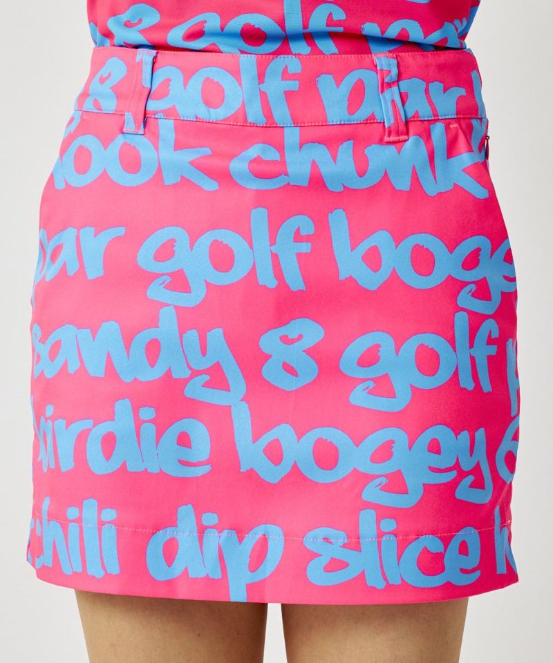 レディース ストレッチツイル 復刻柄スカート LoudmouthSoup