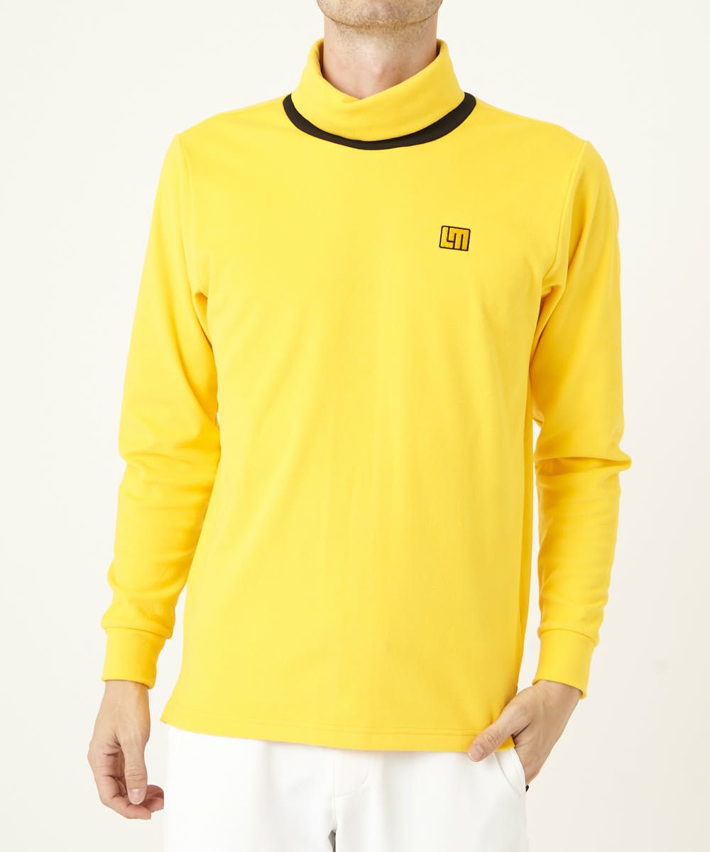 LOUDMOUTHメンズ タートルネック長袖シャツ イエロー | OCEANweb