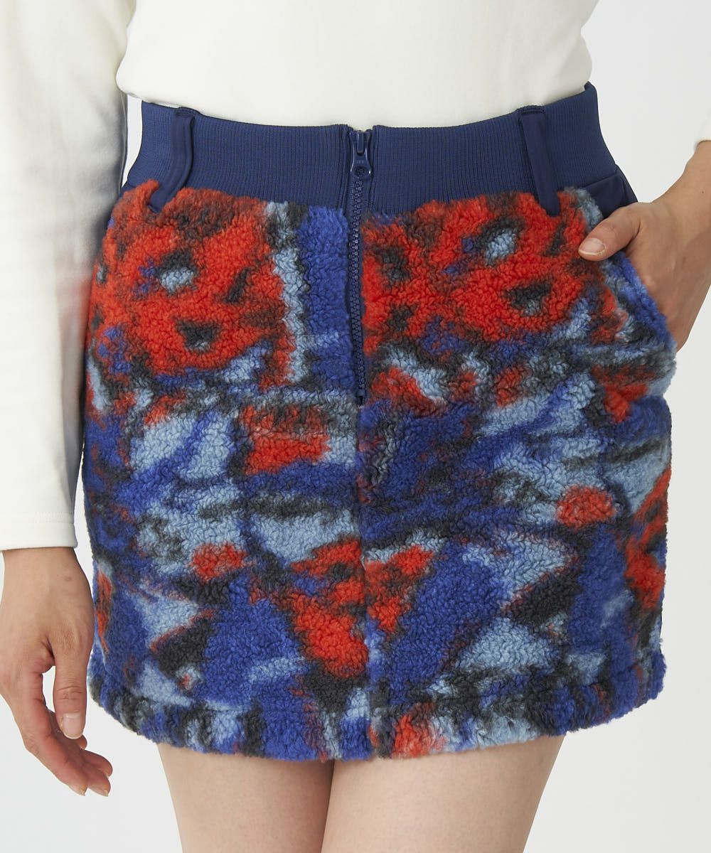 LOUDMOUTHレディース ボア×キルト中綿スカート ネイビー | OCEANweb