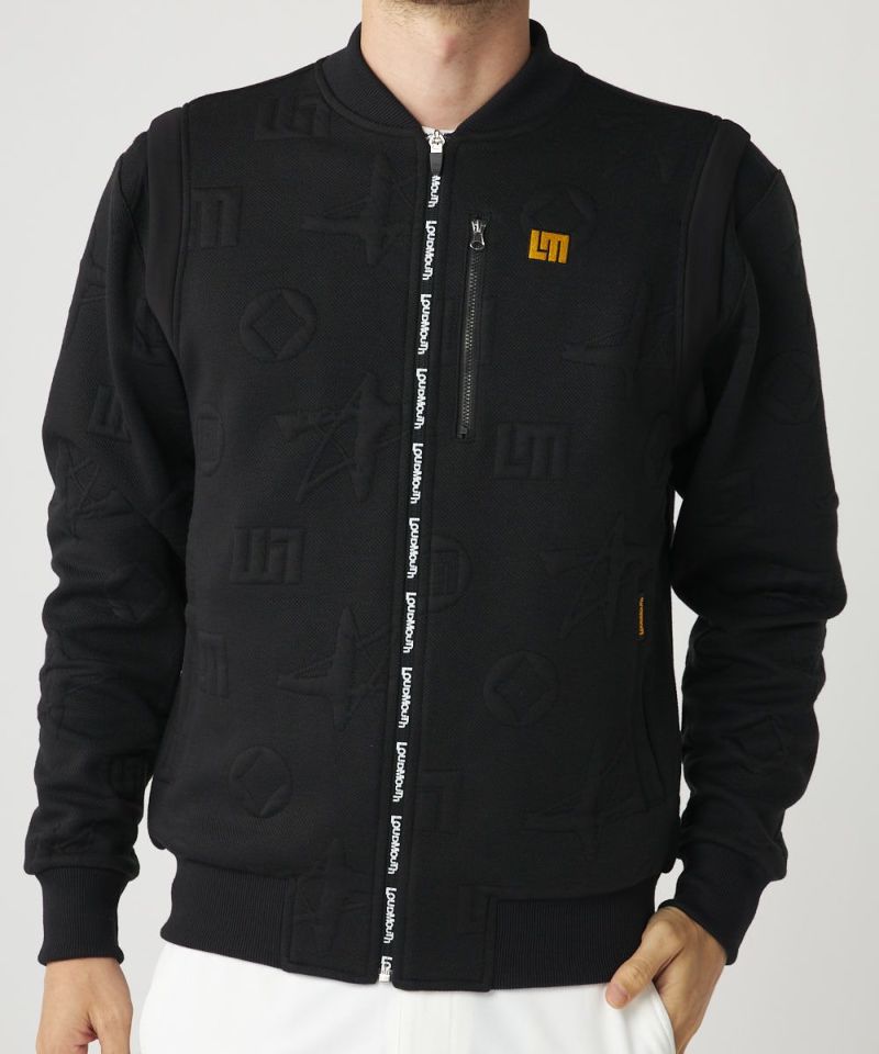 LOUDMOUTHメンズ ボンディングベスト シューティングスター/ 防風