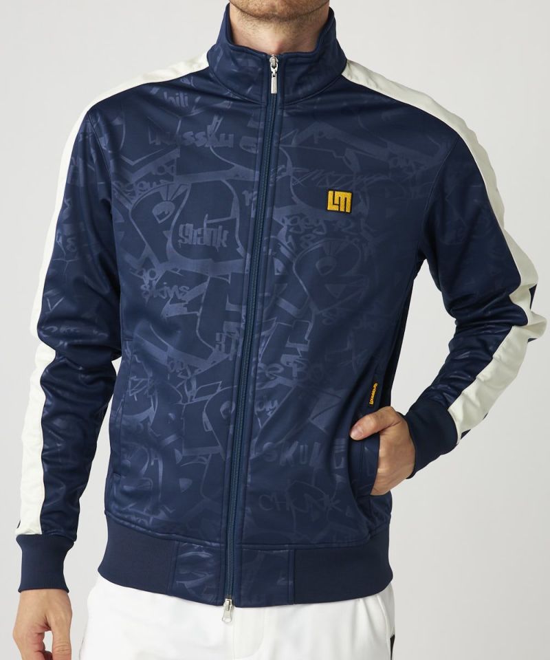 LOUDMOUTHメンズ 2wayハイブリッドダウンブルゾン Classic Words