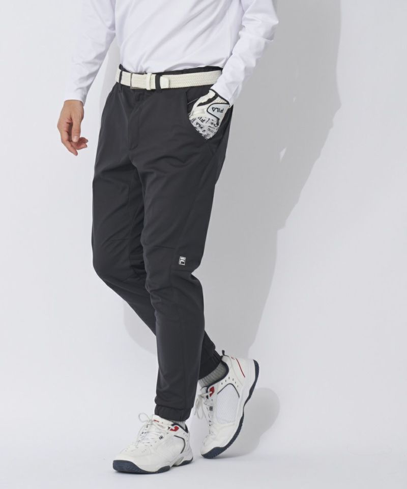 FILA GOLF メンズ ダンボールニットジョガーパンツ｜吸汗速乾