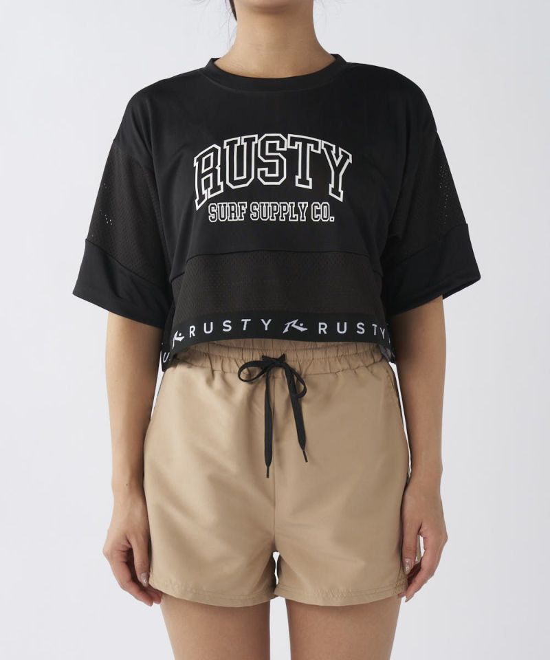 RUSTYレディース 4点セット水着 ニコちゃんラッシュT付き