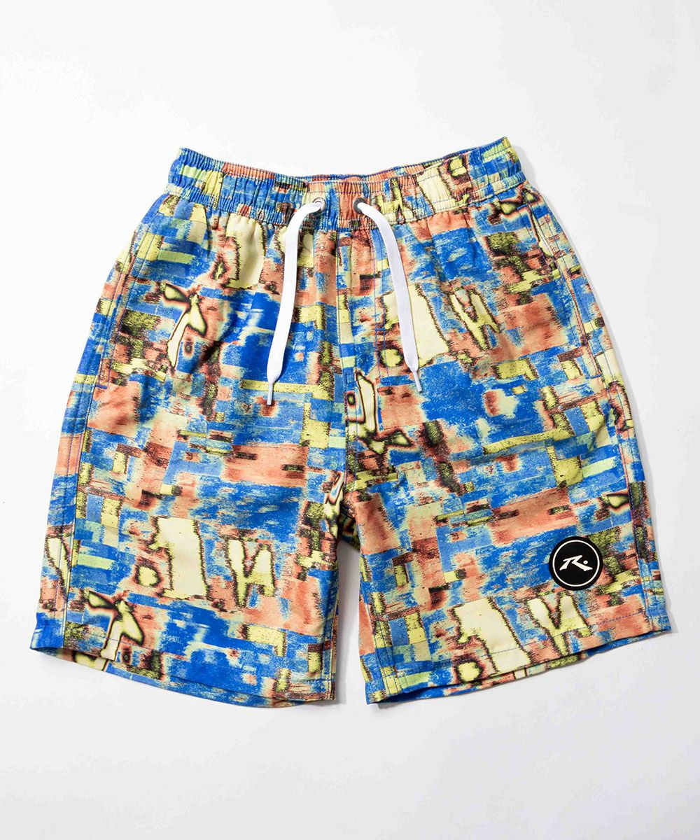 RUSTY キッズ デジタルカモフラージュ ボードショーツ | OCEANweb