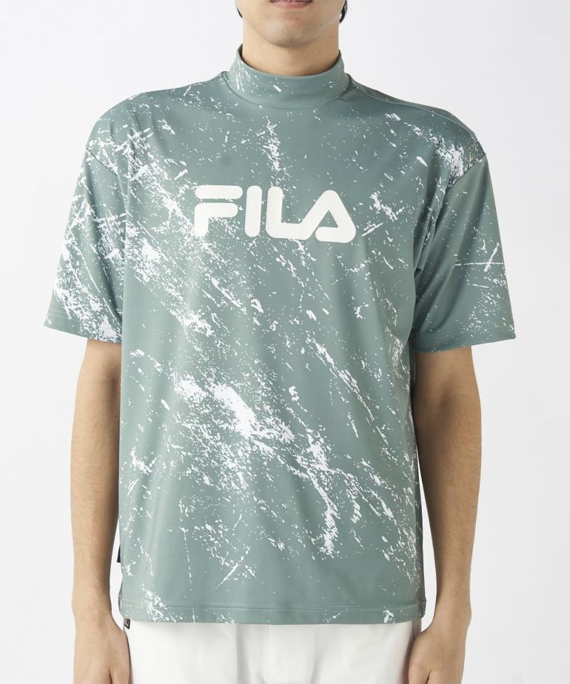 JACQUARD MOCK NECK S/S – FIDES