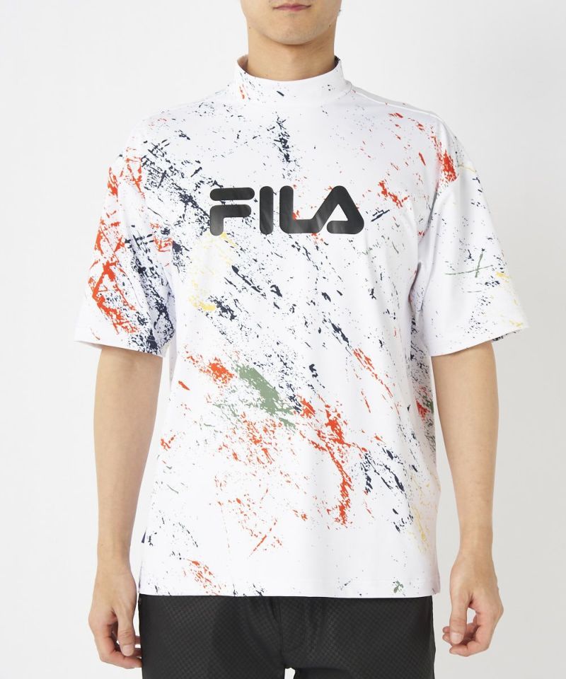 JACQUARD MOCK NECK S/S – FIDES