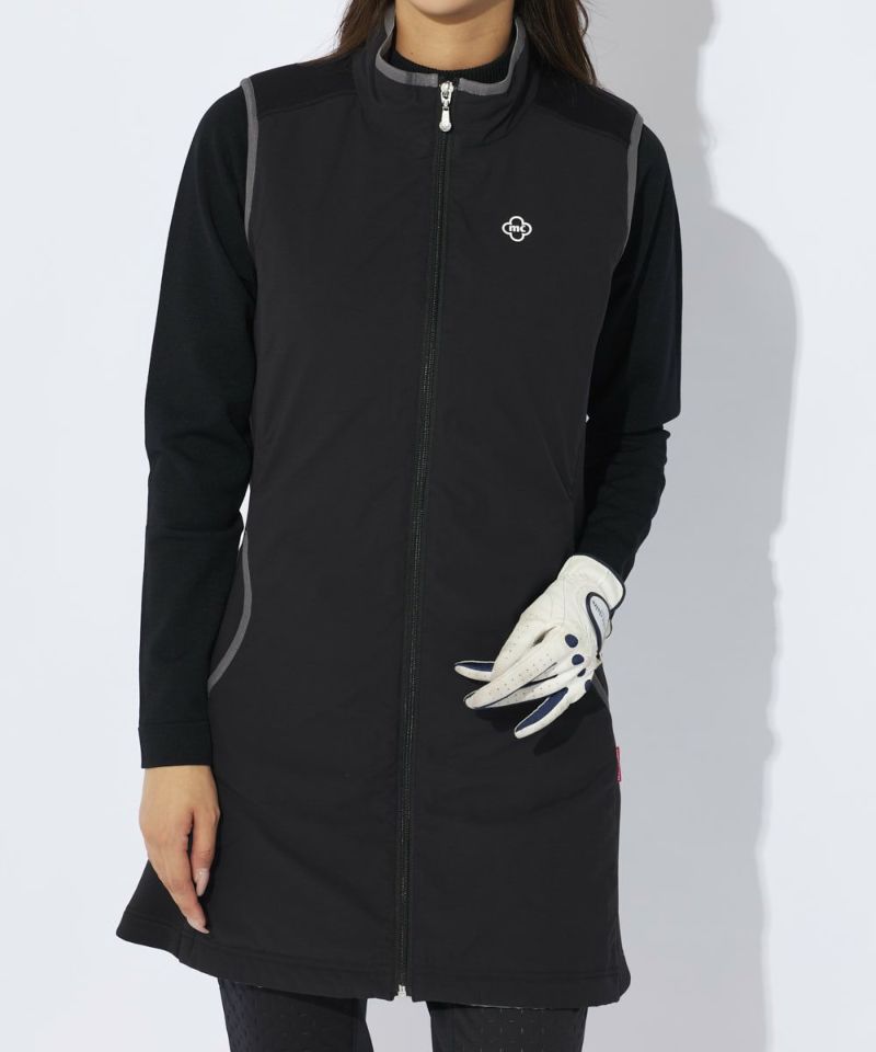 marie claireレディース ワンピースベスト｜UVカット/ストレッチ/保温