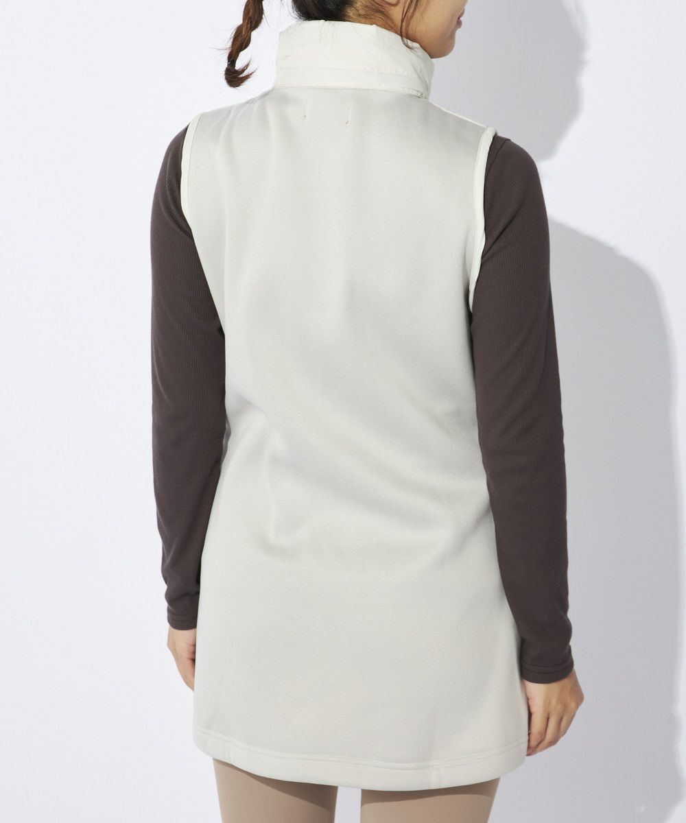 MC SPORTSレディース 素材切替中綿ロングベスト | OCEANweb