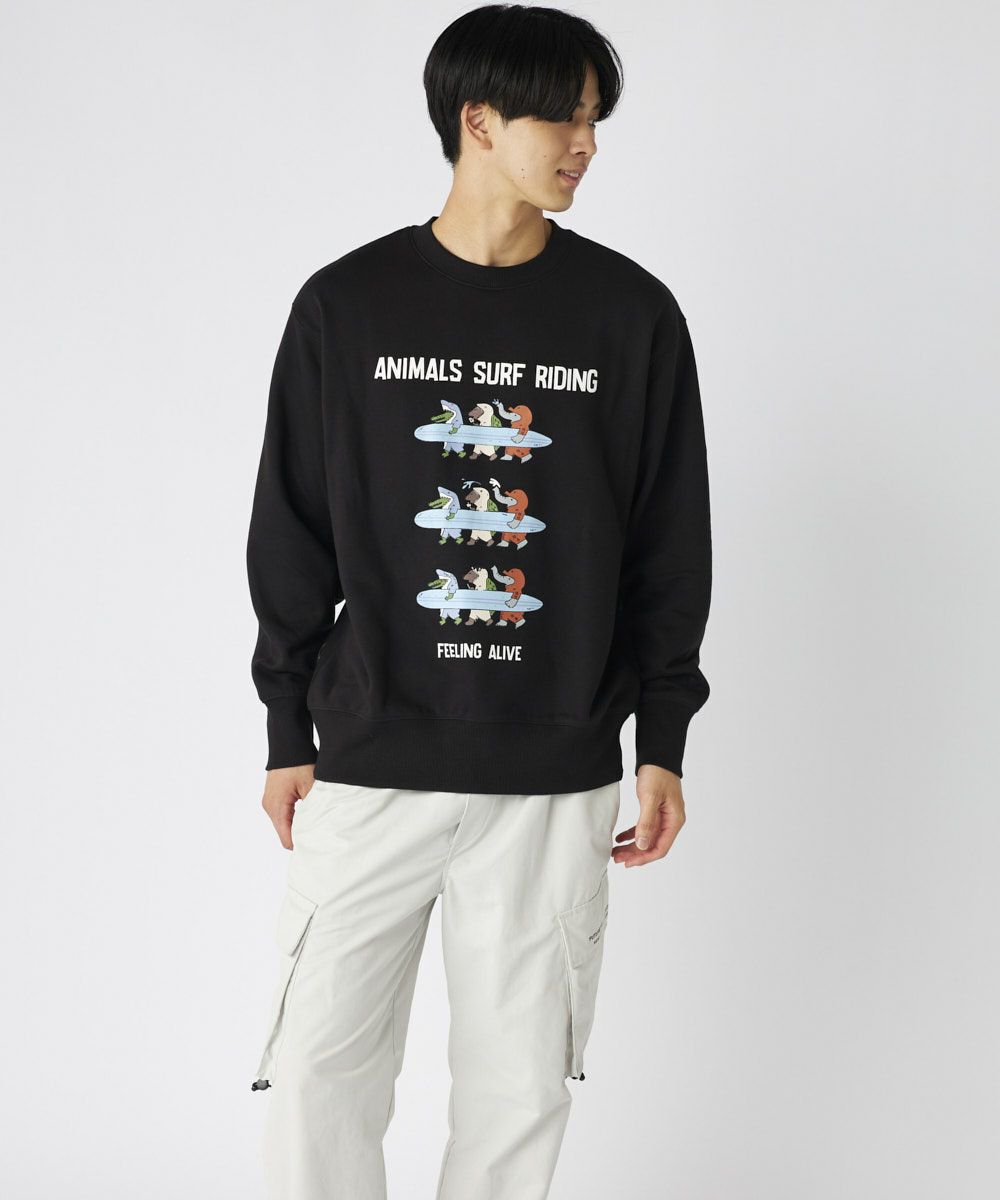 スウェット黒ぴっぴ様 Ocean Pacific（オーシャンパシフィック） トレーナー スウェット 「OP