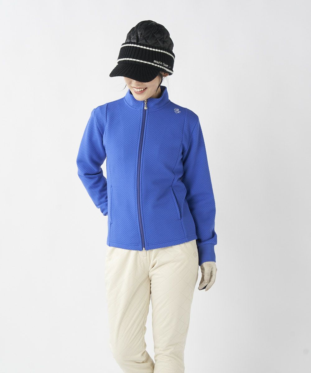 marie claireレディース キルト加工ジャージブルゾン | OCEANweb