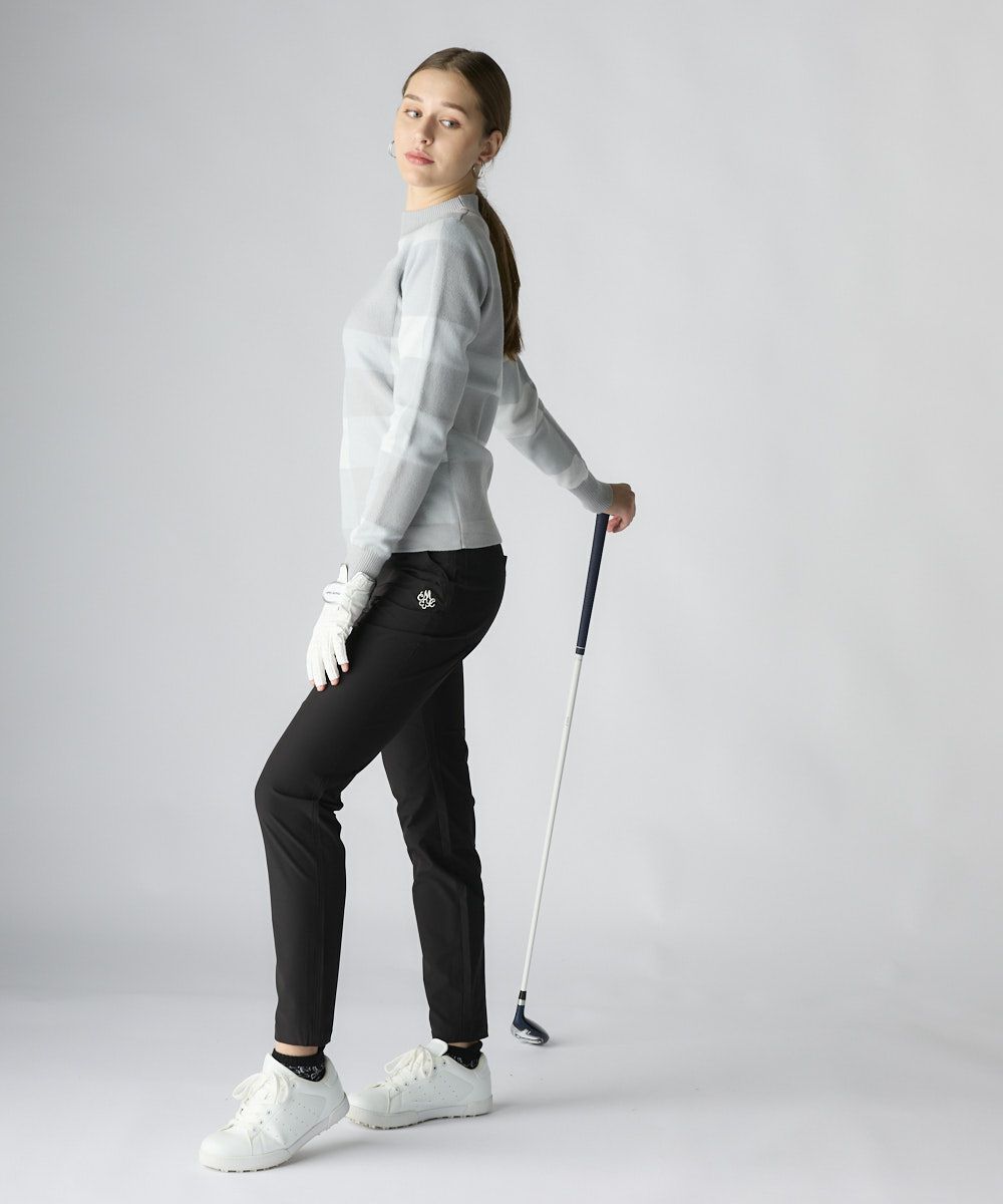 marie claireレディース 【美脚シルエット】ストレッチロングパンツ