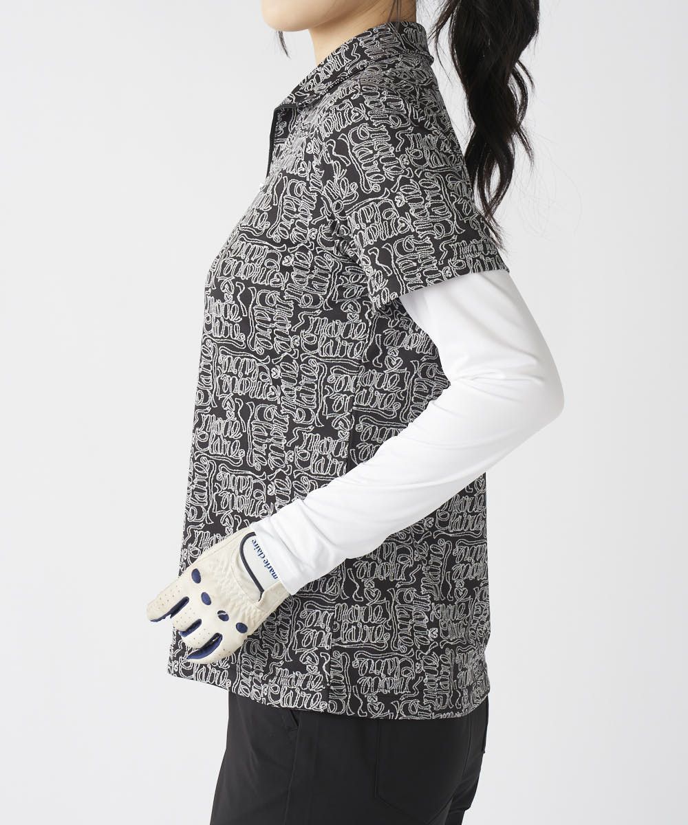 marie claireレディース リボンロゴ半袖ジップシャツ | OCEANweb