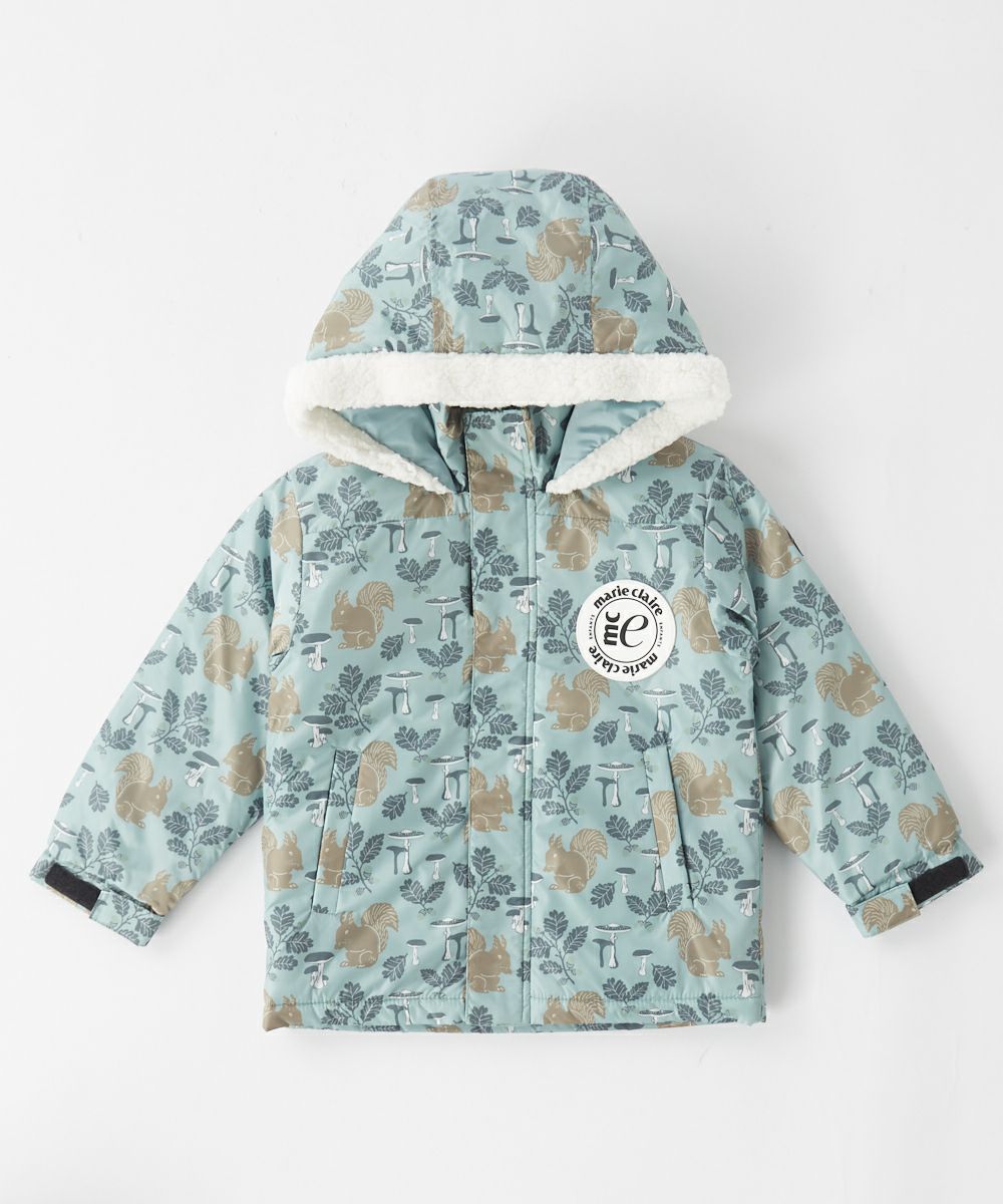 marie claire ENFANTSキッズ アニマル柄スノーウェア上下セット